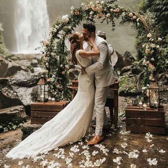 CZ Chain Roman Numeric Band 18K Rose Ring - Picture 8 of 8